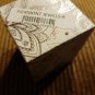 NIB PIERMONT JEWELS-ring size 9, SQUARE GEM silver color 3 rows of clear gems rg