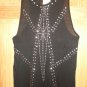 NWT -Women H&M Black DIVIDED Tank Top, sleeveless silver sequins sizes 6,8 ,10