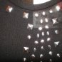 NWT -Women H&M Black DIVIDED Tank Top, sleeveless silver sequins sizes 6,8 ,10