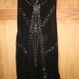 NWT -Women H&M Black DIVIDED Tank Top, sleeveless silver sequins sizes 6,8 ,10