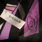 New Oscar de la renta 100% Silk Geometric Scarf 21"X21" Square Elegant Designer