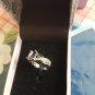NIB  PIERMONT JEWELS-RING SIZE 5. BLUE GEM  silver color 4 little bluish green