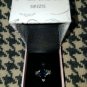 NIB  PIERMONT JEWELS-RING SIZE 5. BLUE GEM  silver color 4 little bluish green