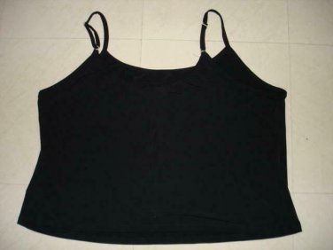NWOT George black adjustable (like bra) Tank top,Camisole,Bodice Size 4X (26-28)
