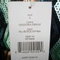NWT-Walter Baker Isadora Zigzag-Sequin Midi Cocktail Dress Size 4 multi color .