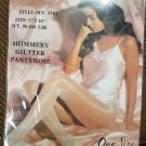 Vintage Javel Shimmery Glitter Pantyhose 5'- 5'10"  Wt 90-160 Lbs Light Gray NOS