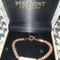 NIB PIERMONT JEWELS-B 1 Thick Round Bangles chain Bracelet golden color