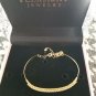 NIB PIERMONT JEWELS-B 1 adjustable Round Bangles Bracelet golden color zirconia