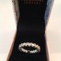 NIB PIERMONT JEWELS LADIES ETERNITY SILVER COLOR RING SIZE 8 BAND, 1 zircon rows