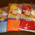 New - Set of 3 Challenger Original Du-Rag with long-tie , orange red light blue
