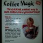NIB-COFFEE MAGIC AS SEEN ON TV Battery Operated Frothing Whisk Mini Mixer Mug.