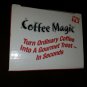 NIB-COFFEE MAGIC AS SEEN ON TV Battery Operated Frothing Whisk Mini Mixer Mug.