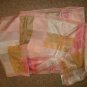 New Oscar de la renta 100% Silk Scarf 11"X52" rectangular Elegant Designer