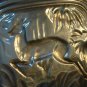 By INTERNATIONAL SILVER 814, ART DECO TROPICAL NUT BOWL ANTELOPE Great condition