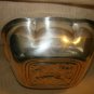 By INTERNATIONAL SILVER 814, ART DECO TROPICAL NUT BOWL ANTELOPE Great condition