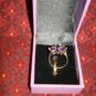 NIB  PIERMONT JEWELS-E RING SIZE 8 LAVENDER FLOWER CUBIC ZIRCONIA 8 CZ PETALS