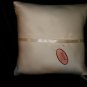 New Hana Bridal Collection 9.5"X 9.5" Ring Bearer Pillow Weddings,Bead Flower