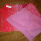 New Oscar de la renta 100% Silk seethru Scarf 11"X52"rectangulaElegant Designer