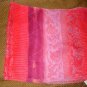 New Oscar de la renta 100% Silk seethru Scarf 11"X52"rectangulaElegant Designer
