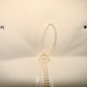 New Hana Bridal Collection 7"X 7" Ring Bearer Pillow Weddings, pearl reihnstone