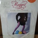 NEW- VINTAGE Maggie Orange One Size Support sheer Pantyhose 90-160 LBS 5-5' 10"