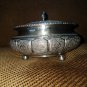 Antique/Vintage Persian Esfahan-Silver over copper, Nut Candy or Sugar Bowl