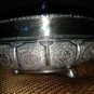 Antique/Vintage Persian Esfahan-Silver over copper, Nut Candy or Sugar Bowl