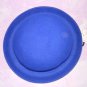 New & Tag H&M 100% Wool Blue Bowler Roll-up Brim Fedora Hat Sizes L and M Womens