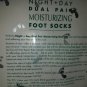 2 pairs 100% Cotton Earth Therapeutics Moisturizing Foot Socks /Tea Tree Oil