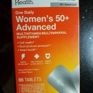CVS HEALTH ONE DAILY WOMEN’S 50+ ADVANCED MULTIVITAMIN 65 TABLETS EXP 11/24