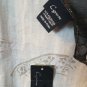 NWT,CEJON Black      Silver Shimmery Sparkling Metalic 72"X29" Wrap Shawl Scarf