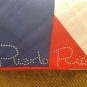 NEW UNISEX Puerto Rico Flag metal bead word Face Mask, 22"x22" Bandana, Scarf