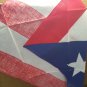 NEW UNISEX Puerto Rico Flag metal bead word Face Mask, 22"x22" Bandana, Scarf