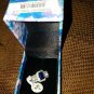 NIB PIERMONT JEWELS-RING SIZE 9. BLUE GEM silver color sorounded diamond like