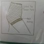 NEW-VINTAGE Maggie Navy Blue 1 Size Support sheer Pantyhose 90-160 LBS 5-5' 10"