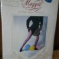 NEW-VINTAGE Maggie Navy Blue 1 Size Support sheer Pantyhose 90-160 LBS 5-5' 10"