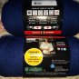 New soft navy colorRed Heart Super Saver Acrylic Yarn 2  total 22.9 Oz. 646 gr.