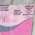 New Park Avenue Medium Bone color sandal control top Pantyhose 110-135 LBS