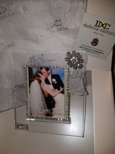 IDC Debora Carlucci Collection picture Frame Swarovski Crystal border & flower
