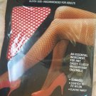 NEW-Red Fishnet Pantyhose QUEEN aize 150-250 LBS, 5'-5' 9" Fashion Accessory