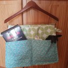 Organizer Handmade Tote cotton textile Bag  wheelchair,walker,hanger 27”x17”