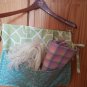 Organizer Handmade Tote cotton textile Bag  wheelchair,walker,hanger 27&acirc;��x17&acirc;��