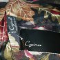 NWT  CEJON 100% Silk Wrap, Shawl, Scarf 14.5"X61" Multi color, golden  stripes
