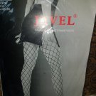 NEW- VINTAGE JAVEL Black Big Fishnet Pantyhose one size 100-165 LBS, 5'-5' 10"