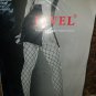 NEW- VINTAGE JAVEL Black Big Fishnet Pantyhose one size 100-165 LBS, 5'-5' 10"