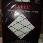 NEW- VINTAGE JAVEL Black Big Fishnet Pantyhose one size 100-165 LBS, 5'-5' 10"