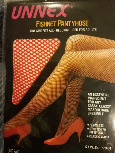 NEW-Red Fishnet Pantyhose one size fits 90-165 LBS, 5'-5' 9" Fashion Accessory