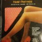NEW-Red Fishnet Pantyhose one size fits 90-165 LBS, 5'-5' 9" Fashion Accessory