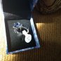 NIB PIERMONT JEWELS-RING SIZE 9. BLUE GEM silver color 4little blue gems sides