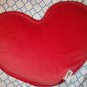 Valentine Day red heart shaped  H&M sequin & velvet  cushion/pillow .14"x11.5"